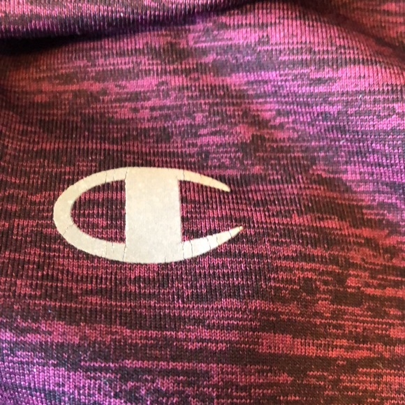 CHAMPION MENS LARGE TSHIRT - purple/black Running Yoga Casual Festival #104 - Picture 4 of 10